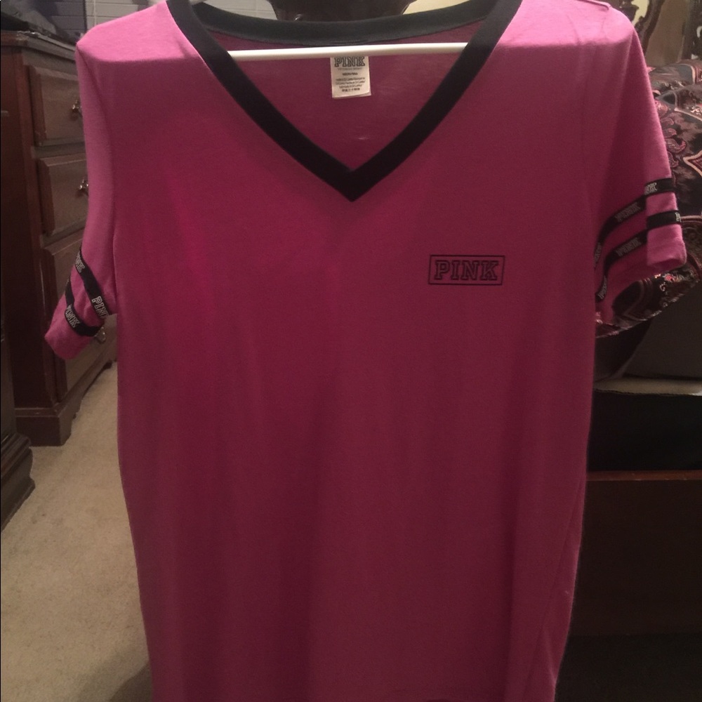 PINK ringer shirt